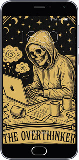 2D пластиковий чехол The Overthinker для Meizu M2 - 6774t-185 изображение 