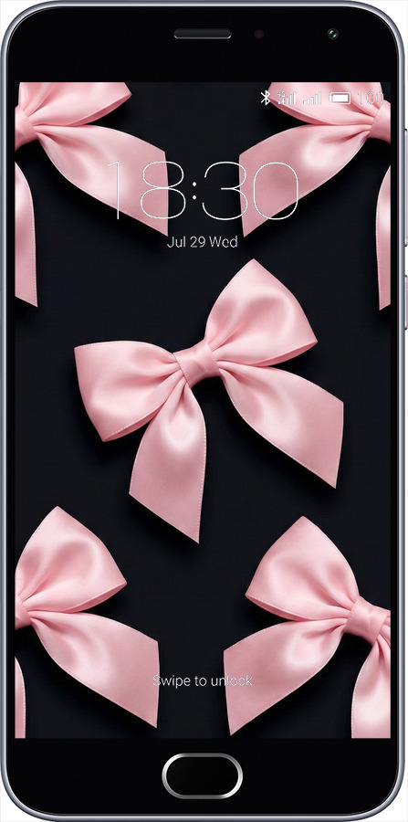 2D пластиковый чехол Coquette Ribbons Dark Coquette для Meizu M2 - 6767t-185 изображение 