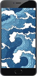 2D пластиковий чехол Абстрактний малюнок морських хвиль для Meizu M3 Note - 6538t-256 изображение 