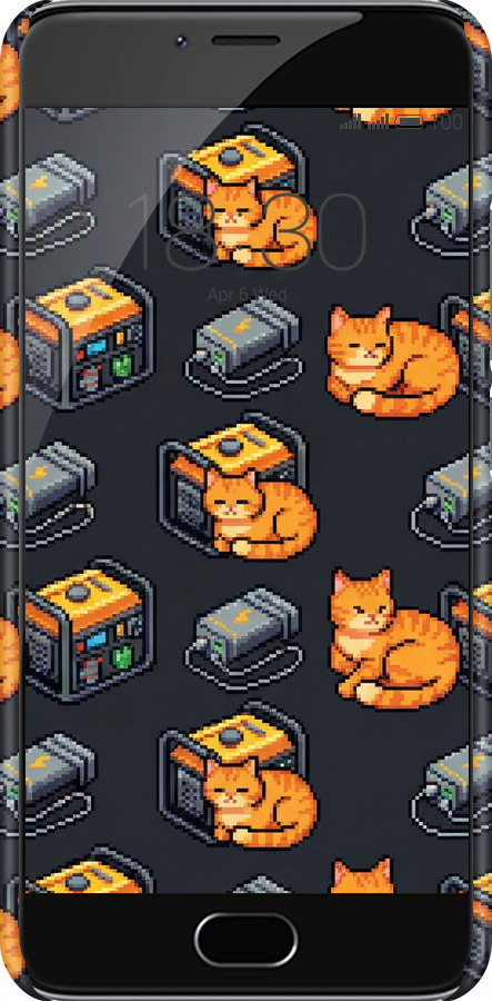 3D пластиковый матовый чехол Autonomous Zone для Meizu M3 - 6771m-272 изображение 