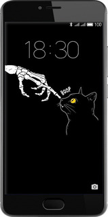 2D пластиковий чехол Кішка для Meizu M3 - 6505t-272 изображение 