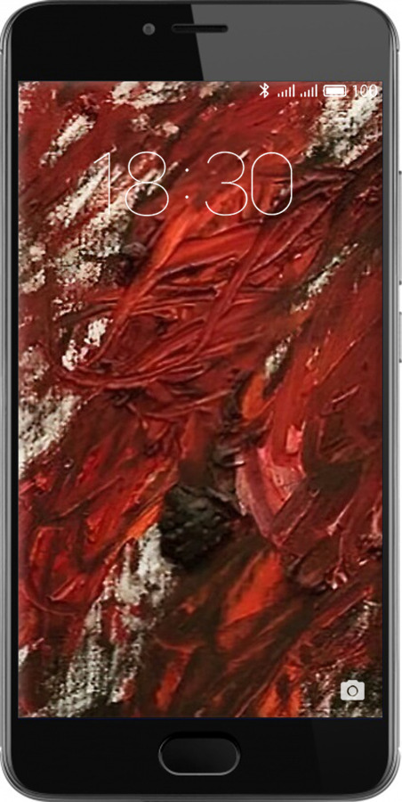 2D пластиковый чехол Абстрактная композиция в красных тонах для Meizu M3 - 6541t-272 изображение 