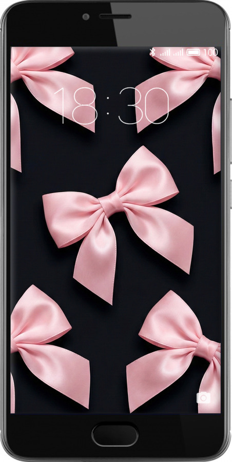 2D пластиковый чехол Coquette Ribbons Dark Coquette для Meizu M3 - 6767t-272 изображение 