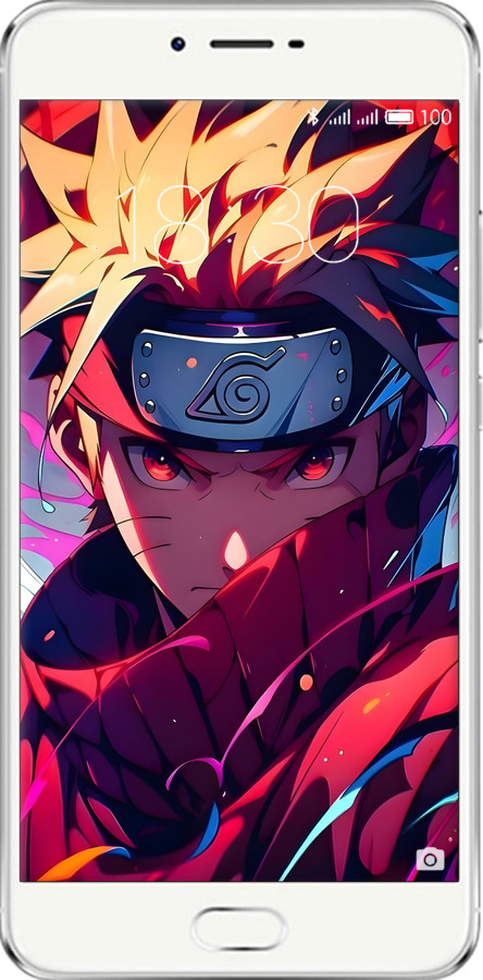 Силіконовий чехол Наруто для Meizu M3x - 6274u-633 изображение 