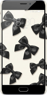 3D пластиковый матовый чехол Dark Coquette для Meizu M5 Note - 6765m-447 изображение 