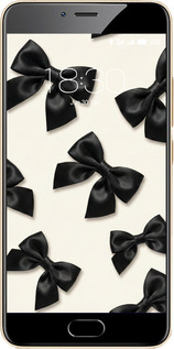 2D пластиковый чехол Dark Coquette для Meizu M5 - 6765t-420 изображение 