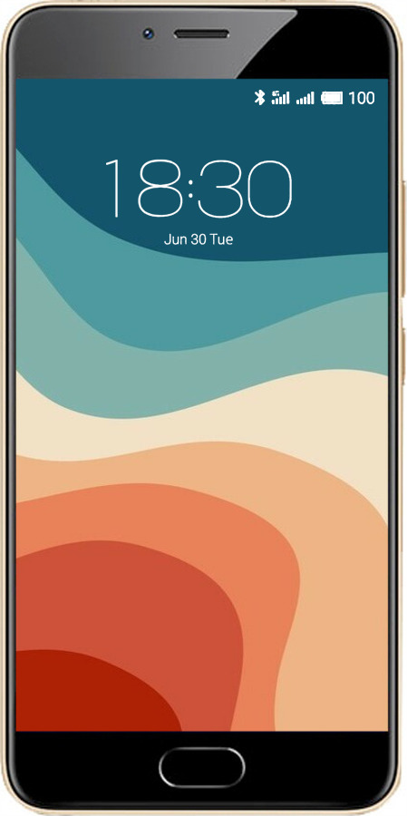 Силиконовый чехол В стиле ретро с волнами для Meizu M5 - 6531u-420 изображение 
