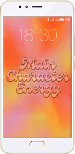 Силиконовый чехол Aura Gradient Main Character Energy Aesthetic Y2K для Meizu M5s - 6783u-776 изображение 