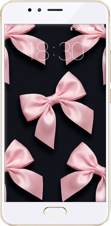 Силіконовий чехол Coquette Ribbons Dark Coquette для Meizu M5s - 6767u-776 изображение 