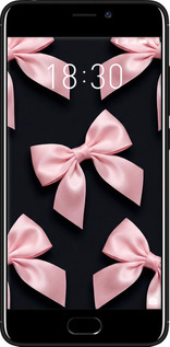 2D пластиковый чехол Coquette Ribbons Dark Coquette для Meizu M6 - 6767t-1349 изображение 