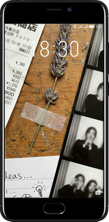 2D пластиковый чехол Aesthetic Scrapbook Collage для Meizu M6 - 6773t-1349 изображение 