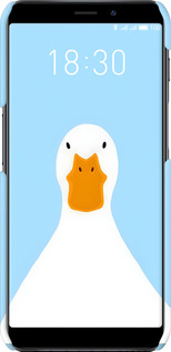 3D пластиковий матовий чехол Гусак для Meizu M6s - 6350m-1364 изображение 