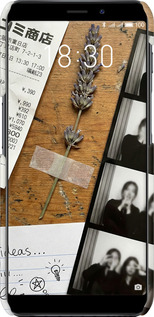 3D пластиковый матовый чехол Aesthetic Scrapbook Collage для Meizu M6s - 6773m-1364 изображение 