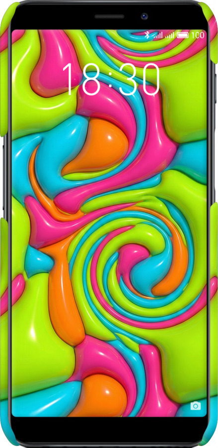 3D пластиковый матовый чехол Y2K Jelly Dream для Meizu M6s - 6780m-1364 изображение 