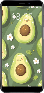 Силіконовий чехол Авокадо для Meizu M6s - 6380u-1364 изображение 
