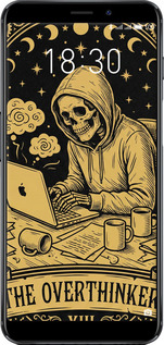 Силиконовый чехол The Overthinker для Meizu M6s - 6774u-1364 изображение 