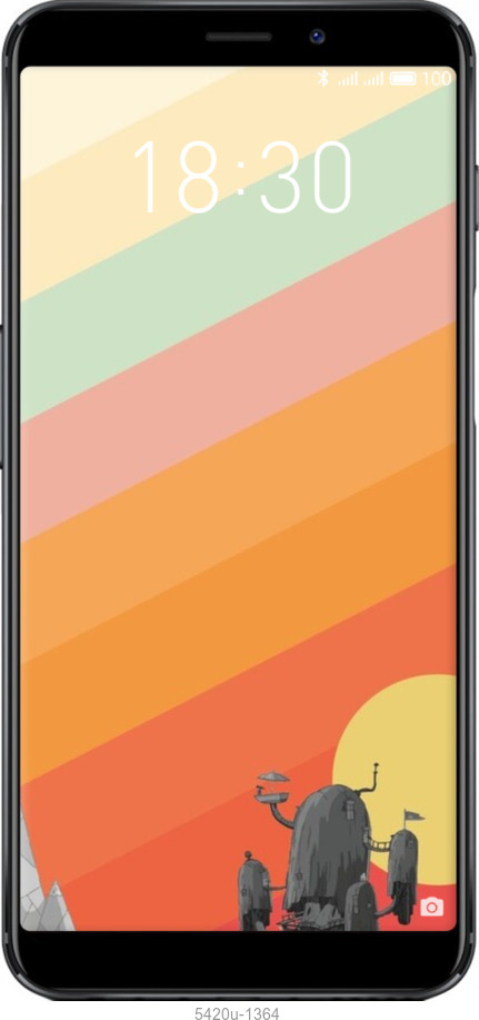 Силиконовый чехол № 5420 для Meizu M6s - 5420u-1364 изображение 