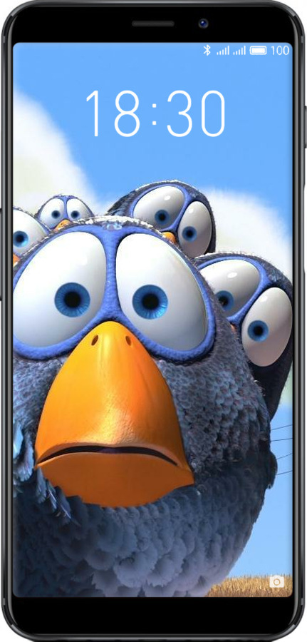 Силіконовий чехол Angry Birds для Meizu M6s - 6008u-1364 изображение 