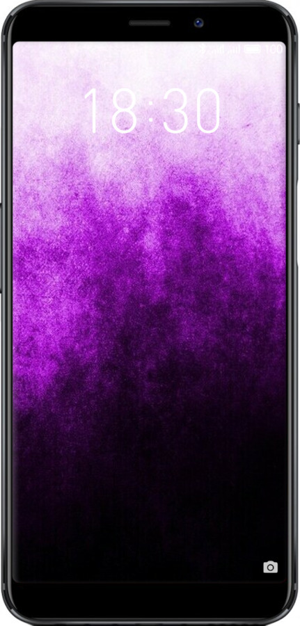 Силиконовый чехол Абстрактная композиция в фиолетовых тонах для Meizu M6s - 6478u-1364 изображение 