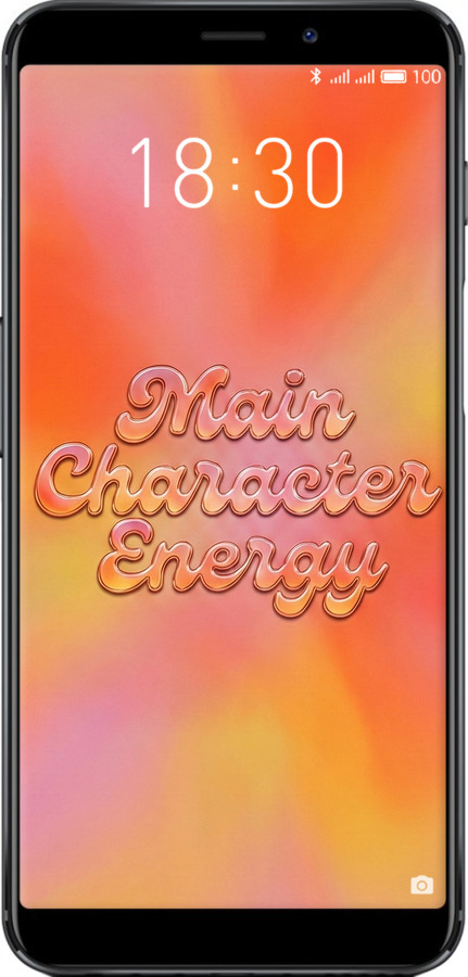 Силиконовый чехол Aura Gradient Main Character Energy Aesthetic Y2K для Meizu M6s - 6783u-1364 изображение 