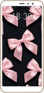 Силиконовый чехол Coquette Ribbons Dark Coquette для Meizu M6T - 6767u-1536 изображение 