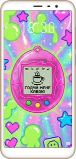 Силиконовый чехол Y2K Aesthetic Retro Pet: Годуй мене кавою для Meizu M6T - 6784u-1536 изображение 