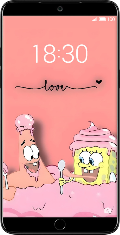 Силіконовий чехол Спанч Боб для Meizu 15 - 6282u-1472 изображение 