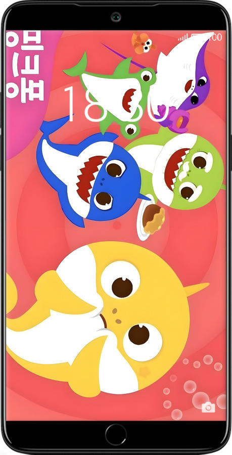 Силиконовый чехол Бейби Шаркс для Meizu 15 - 6305u-1472 изображение 