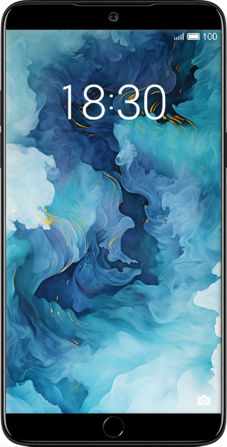 Силиконовый чехол Акварель для Meizu 15 - 6320u-1472 изображение 