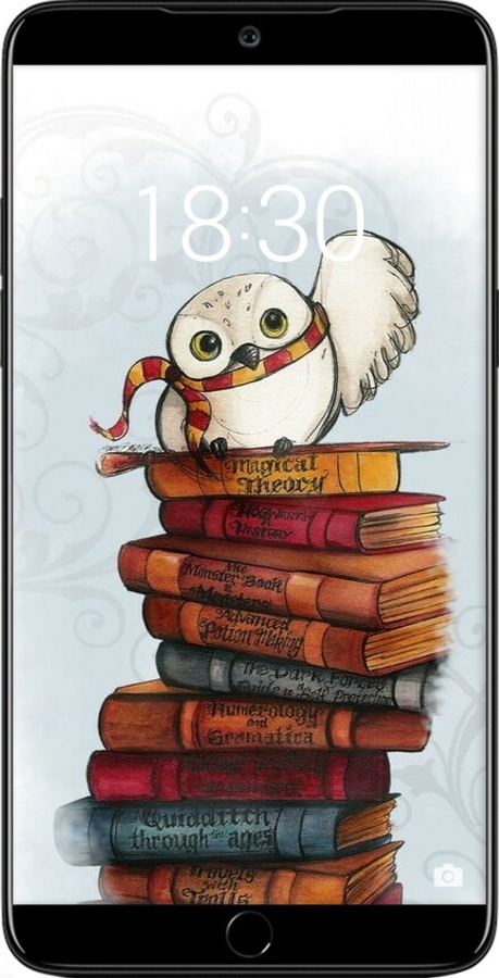 Силиконовый чехол Сова и книги для Meizu 15 - 6436u-1472 изображение 