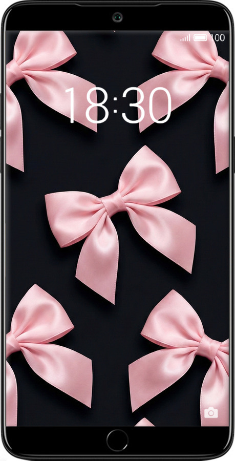 Силиконовый чехол Coquette Ribbons Dark Coquette для Meizu 15 - 6767u-1472 изображение 