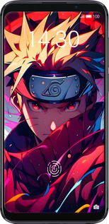 Силиконовый чехол Наруто для Meizu 16 - 6274u-1739 изображение 