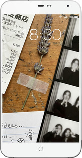 Силиконовый чехол Aesthetic Scrapbook Collage для Meizu MX3 - 6773u-310 изображение 