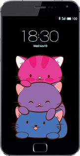 Силіконовий чехол Милі котятка для Meizu MX4 PRO - 6518u-132 изображение 