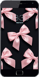 Силиконовый чехол Coquette Ribbons Dark Coquette для Meizu MX4 PRO - 6767u-132 изображение 