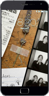 Силиконовый чехол Aesthetic Scrapbook Collage для Meizu MX4 PRO - 6773u-132 изображение 