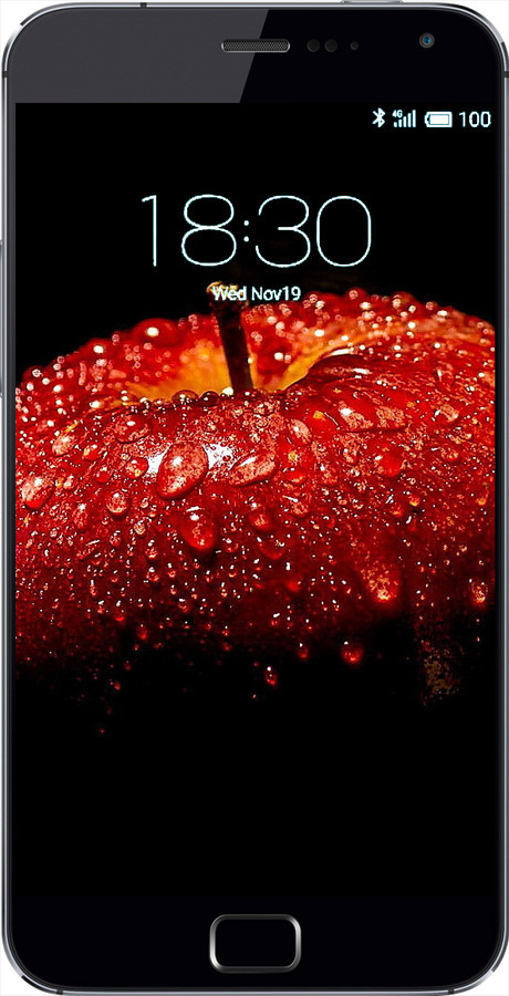 Силиконовый чехол Яблоко для Meizu MX4 PRO - 6022u-132 изображение 