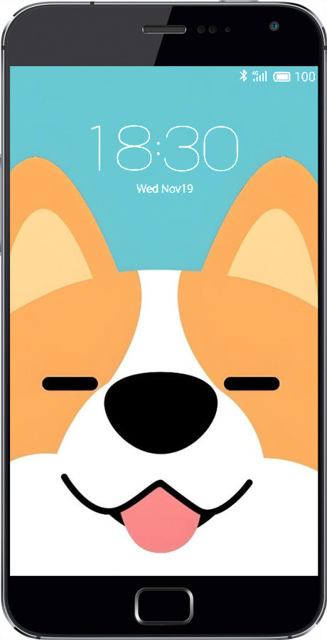 Силіконовий чехол Корги для Meizu MX4 PRO - 6280u-132 изображение 