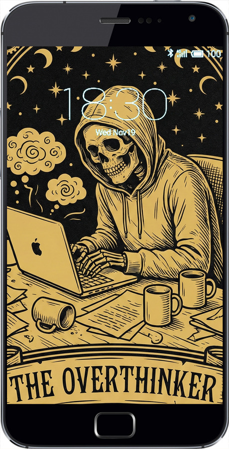 Силиконовый чехол The Overthinker для Meizu MX4 PRO - 6774u-132 изображение 