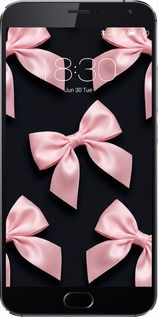 2D пластиковый чехол Coquette Ribbons Dark Coquette для Meizu MX5 - 6767t-105 изображение 