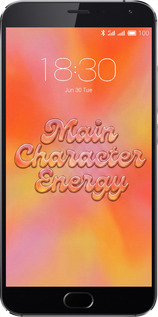 2D пластиковый чехол Aura Gradient Main Character Energy Aesthetic Y2K для Meizu MX5 - 6783t-105 изображение 