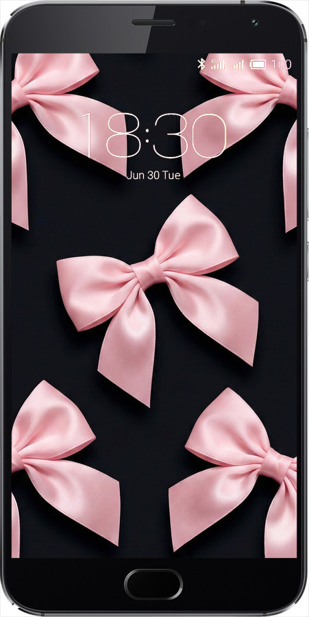 2D пластиковый чехол Coquette Ribbons Dark Coquette для Meizu MX5 - 6767t-105 изображение 