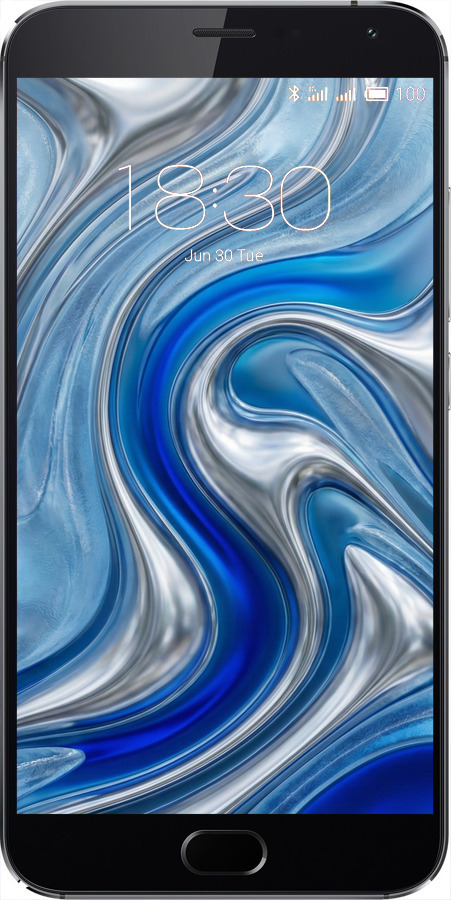 2D пластиковий чехол Liquid Chrome для Meizu MX5 - 6781t-105 изображение 