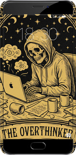 3D пластиковый матовый чехол The Overthinker для Meizu MX6 - 6774m-259 изображение 