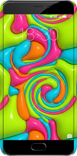 3D пластиковий матовий чехол Y2K Jelly Dream для Meizu MX6 - 6780m-259 изображение 