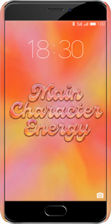 3D пластиковый матовый чехол Aura Gradient Main Character Energy Aesthetic Y2K для Meizu MX6 - 6783m-259 изображение 