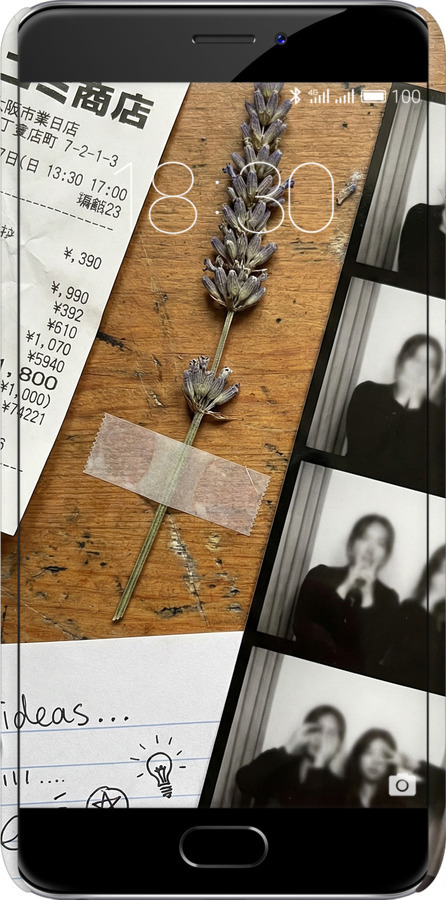 3D пластиковый матовый чехол Aesthetic Scrapbook Collage для Meizu MX6 - 6773m-259 изображение 