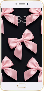 2D пластиковый чехол Coquette Ribbons Dark Coquette для Meizu MX6 - 6767t-259 изображение 