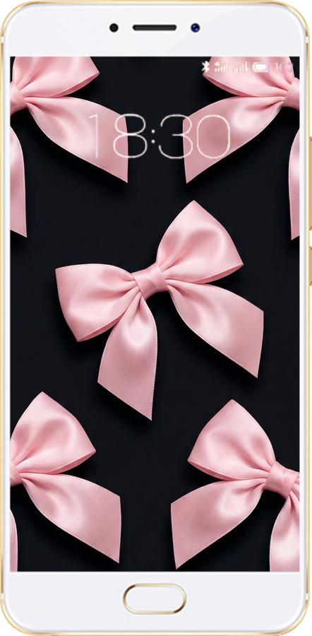 2D пластиковый чехол Coquette Ribbons Dark Coquette для Meizu MX6 - 6767t-259 изображение 