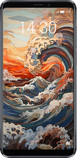 Силиконовый чехол Арт волны для Meizu Note 8 - 6324u-1610 изображение 